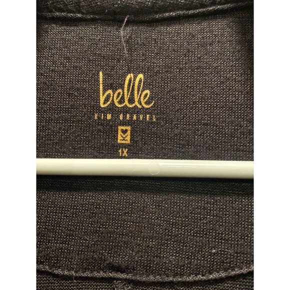 Belle by Kim Gravel Black Knit Blazer – 1X - Picture 3 of 6